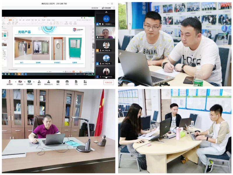 学员在线路演，专家连线点评