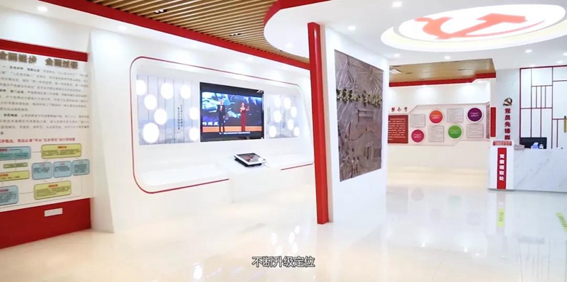 ▲聚桥红色文化建设